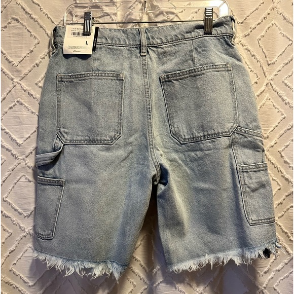 🆕🆕 KanCan carpenter Bermuda shorts size large. - Picture 4 of 6